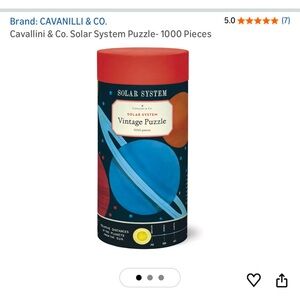 Cavallini & Co. Solar System Puzzle - 1000 Pieces